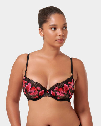 Vivienne Reggiseno con Ferretto Fucsia/Rosso/Nero