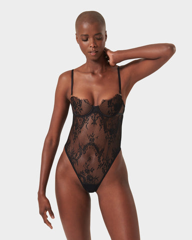 Madeline Body con Ferretto Nero