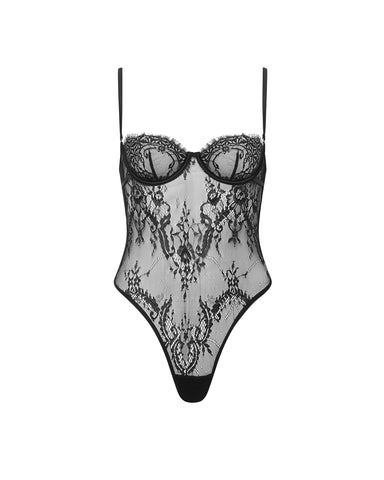 Madeline Body con Ferretto Nero