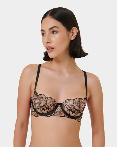 Rosalie Reggiseno con Ferretto Nero/Trasparente