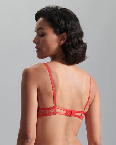 Rosalie Reggiseno con Ferretto Rosso/Trasparente