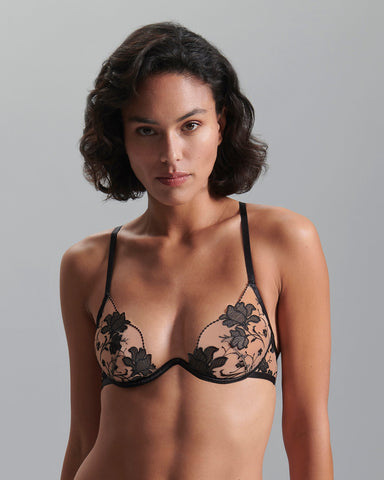 Yvette Reggiseno con Ferretto Nero/Trasparente