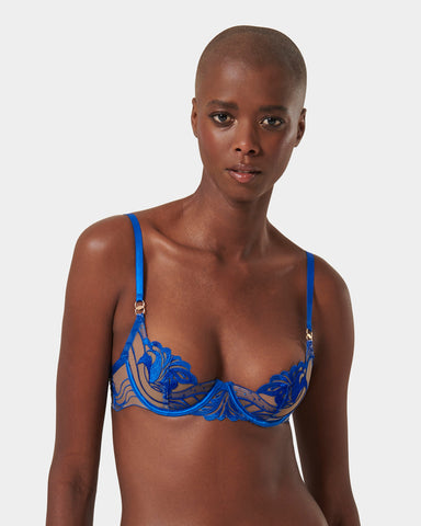 Monique Reggiseno con Ferretto Blu Notte/Trasparente