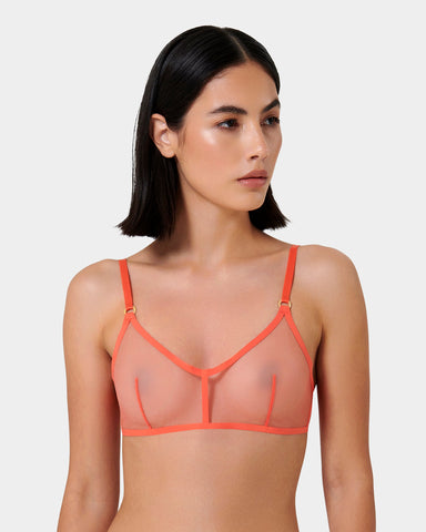 Naomi Reggiseno Morbido Corallo