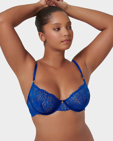 Peyton Reggiseno con Ferretto Blu Notte