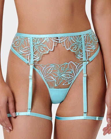 Lilly Harness da Coscia Turchese/Azzurro/Trasparente